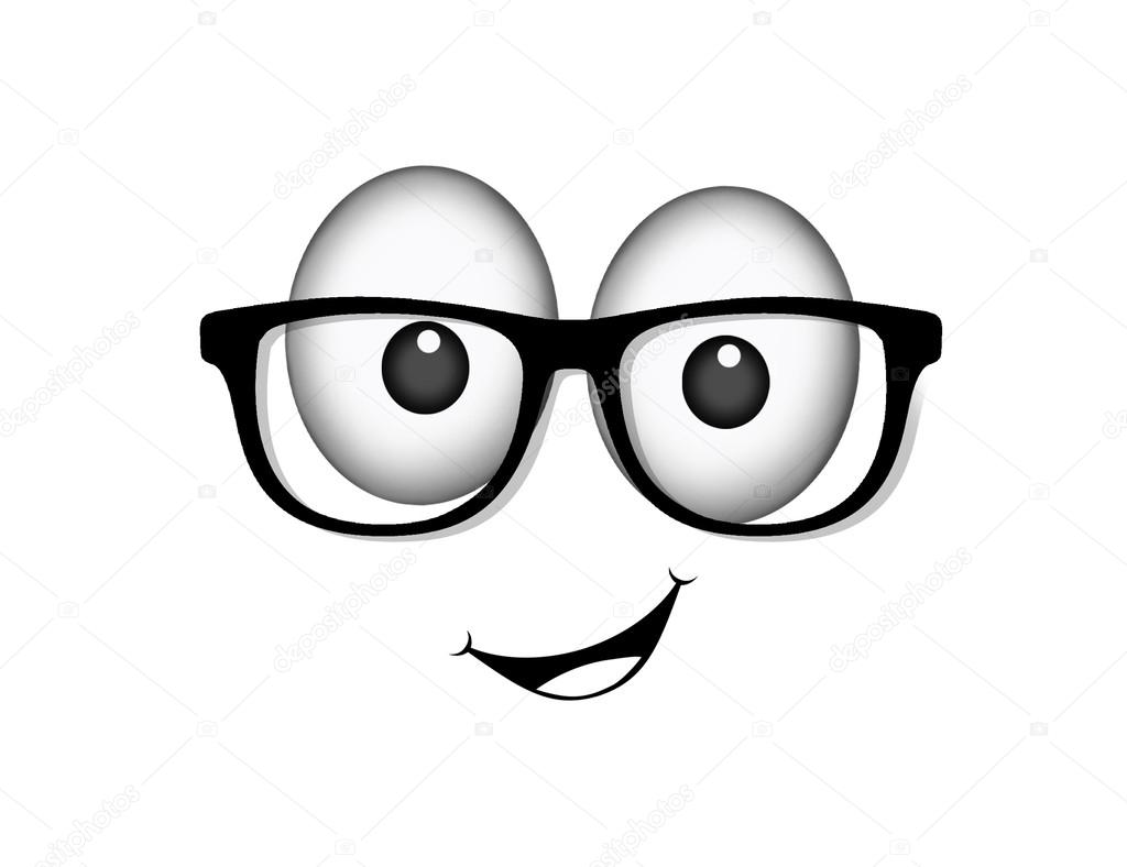 Cartoon of smilling cute charecter