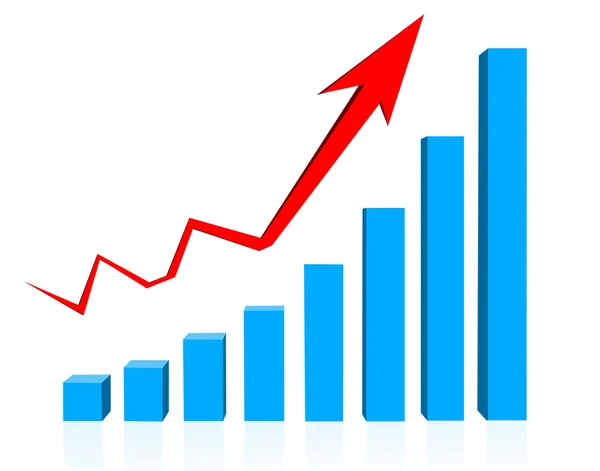 Business graph — Stock Photo, Image