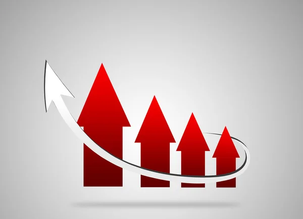 Chart of arrows — Stock Photo, Image