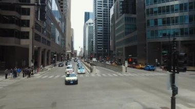 Chicago, yüksek binalar ve iş merkezleri şehir merkezinde güzel yerleri