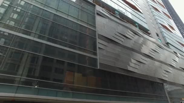 Mooie plekjes in Chicago, hoge gebouwen en Business Centers in the City Center — Stockvideo