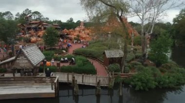 Universalpark, geçit töreni Kahramanları animasyonlu 4kfilms. Universal Park Orlando, Orlando, Florida'da popüler bir tema parkı