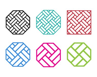 Octagon Çin tasarlamak pencere çerçeve kümesi