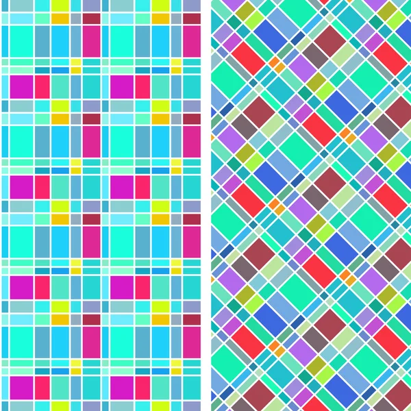 Colorful rectangle pattern — Stock Vector