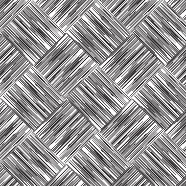 Çizgi örgü örtüşme vektör deseni Asya tarzı