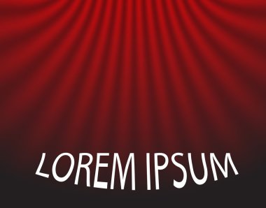 Vintage süslü tebrik kartları ile kırmızı örtüsü