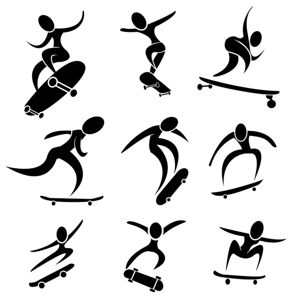 Aşırı eylem kaykay simgesinin ayarla