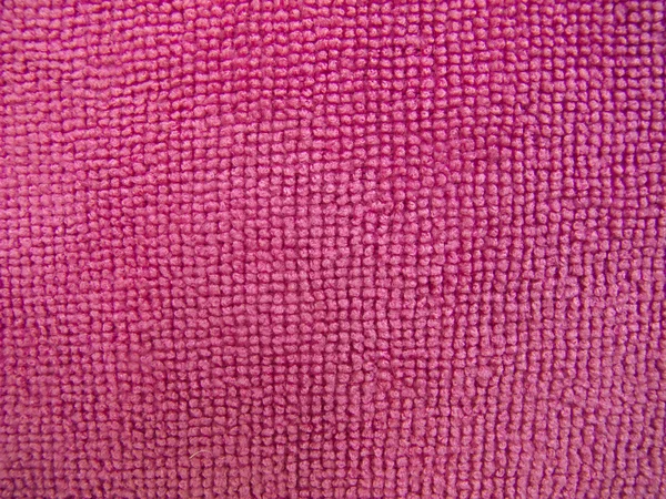 Textura de toalla rosa, fondo de tela — Foto de Stock