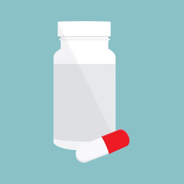 Pill bottle raster — Stock Photo, Image