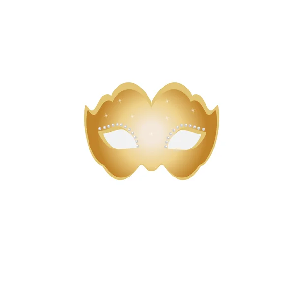 黄金のマスク ラスター — ストック写真