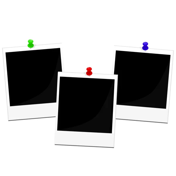 Conjunto de quadros polaróides — Fotografia de Stock