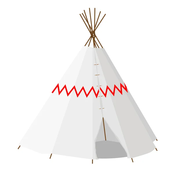 Wigwam with pattern — Stock Photo, Image