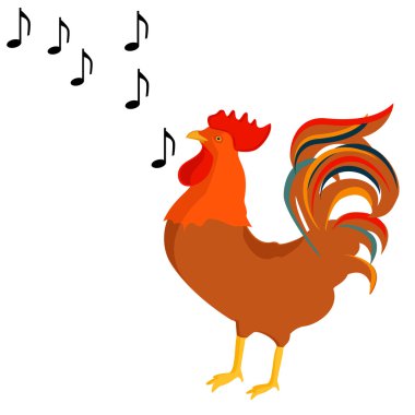 Horoz kargalar vektör