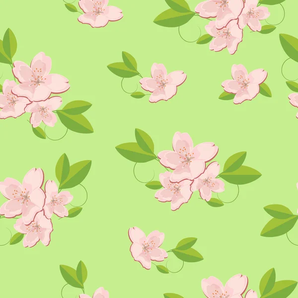 Patrón sin costura Sakura — Vector de stock