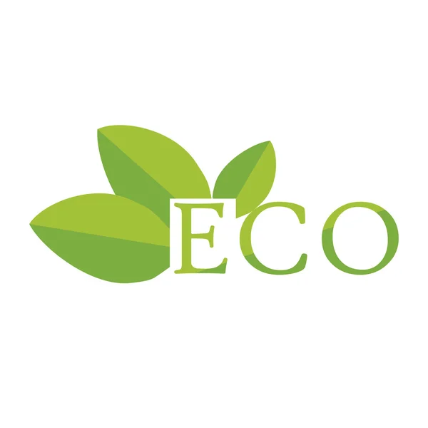 Eco vector icon — Stock Vector