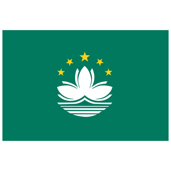 Macao vector de bandera — Archivo Imágenes Vectoriales