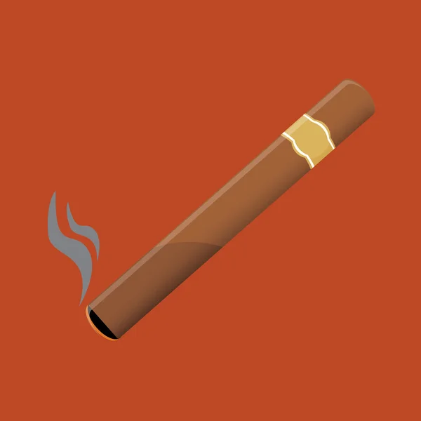 Cigar raster smoke — Stock Photo, Image