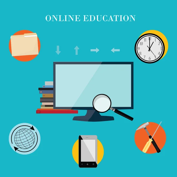 Online onderwijsconcept — Stockfoto