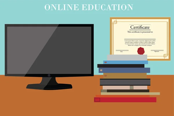 Online education books — Stock Photo, Image