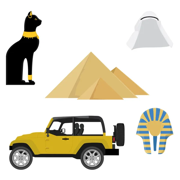 Egypte pictogram vector — Stockvector