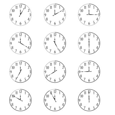 Clock Icon set