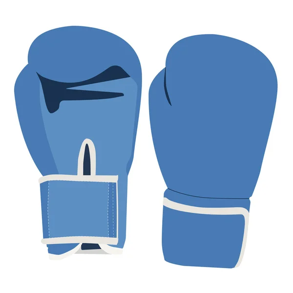 Luvas de boxe azul —  Vetores de Stock