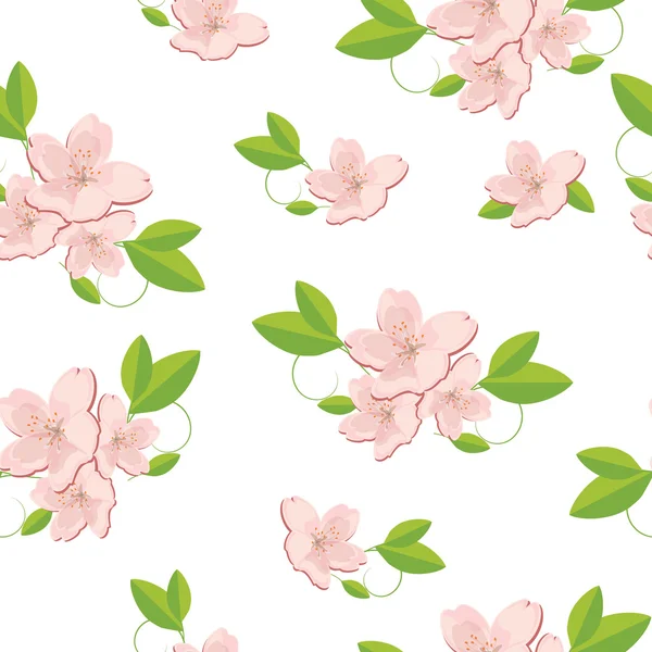 Sakura seamless mönster — Stock vektor