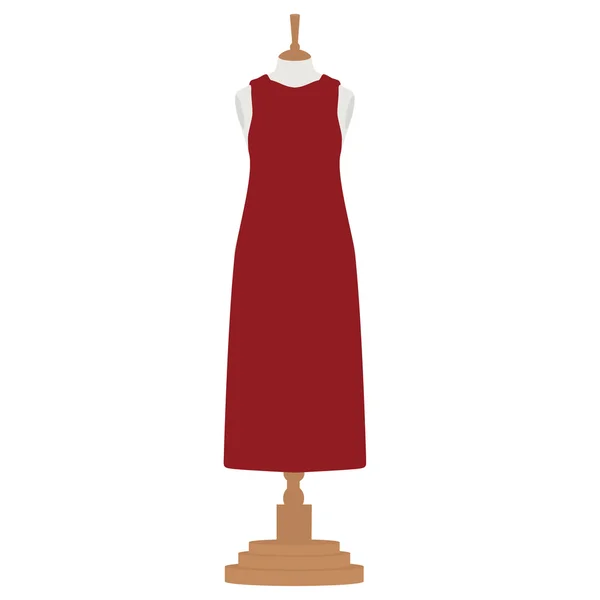 Γυναίκα φόρεμα σε μανεκέν — Φωτογραφία Αρχείου