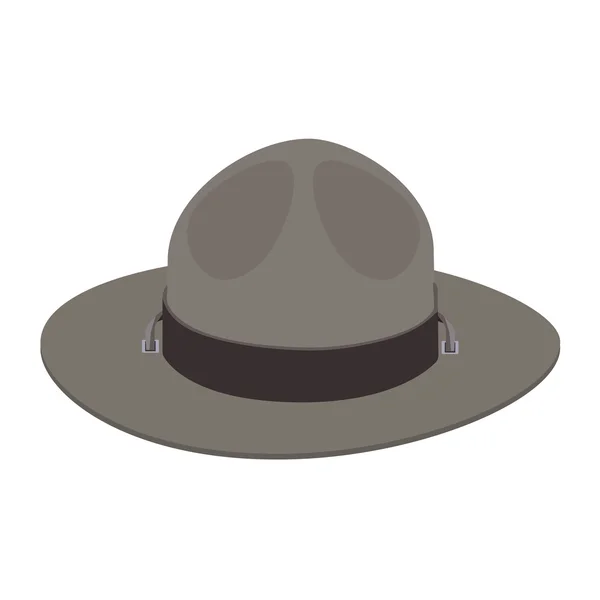Lägret scout hatt — Stockfoto