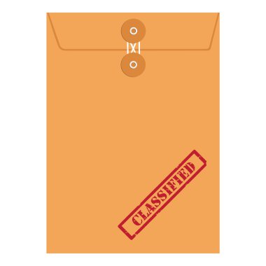 Envelope stamp classified clipart