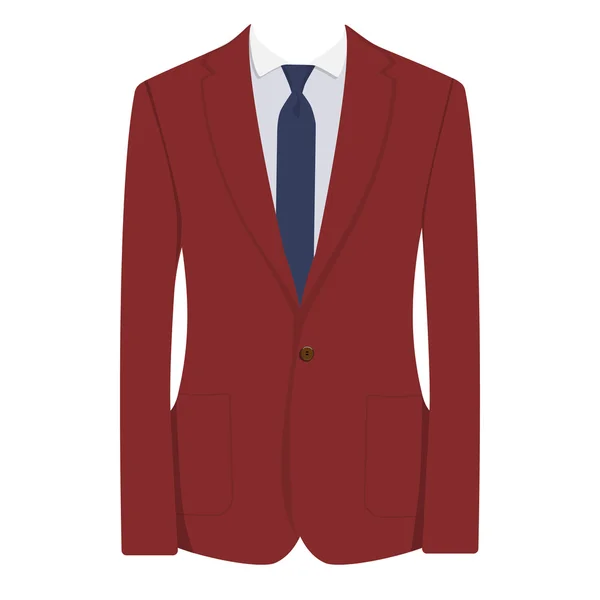 赤い男のスーツ — ストック写真