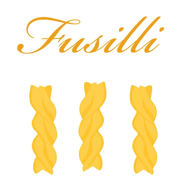 Растровые паста фузилли — стоковое фото