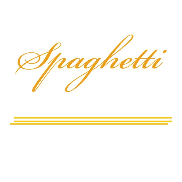 Spaghetti raster di pasta — Foto Stock