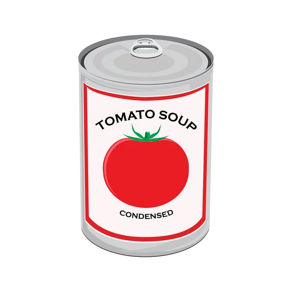 토마토 수프 수 있습니다. — 스톡 사진