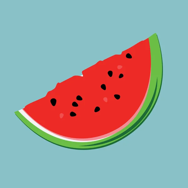 Vattenmelon slice raster — Stockfoto