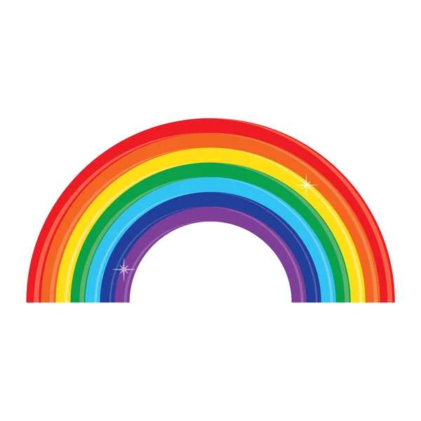 Regenboog raster pictogram — Stockfoto
