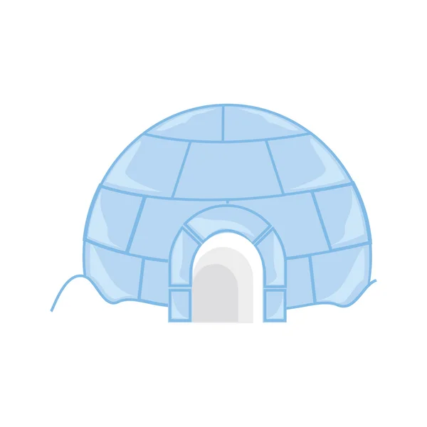 Casa de hielo iglú — Foto de Stock