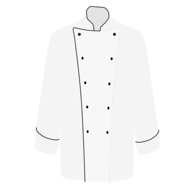 Beyaz Şef üniforma
