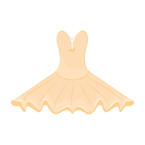 Vestido de ballet laranja — Fotografia de Stock