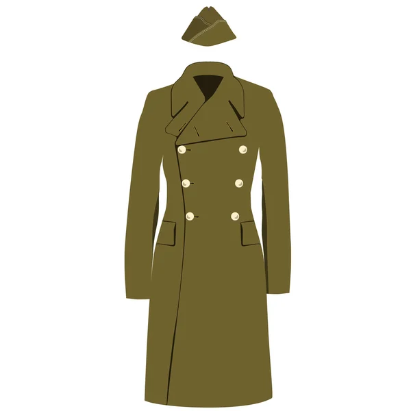 Kabát a píce cap — Stock fotografie