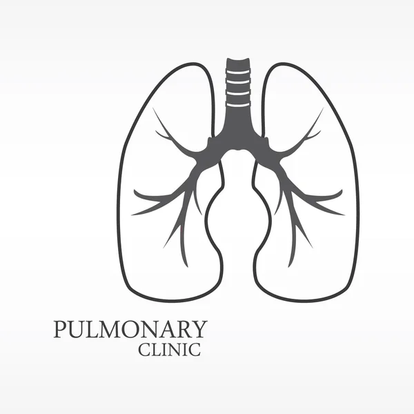 人間の肺のラスター — ストック写真