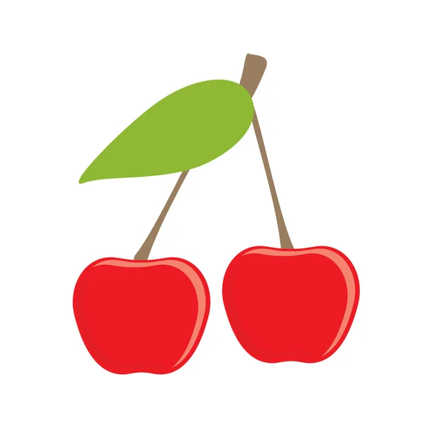 Cherry raster icon — Stock Photo, Image