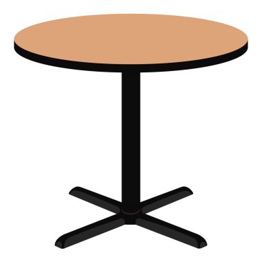 ahşap yuvarlak masa