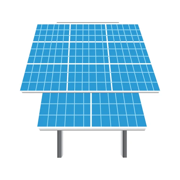 太陽電池パネルのアイコン — ストック写真