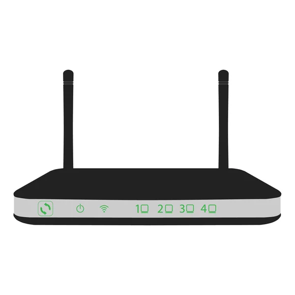 Raster router realista —  Fotos de Stock