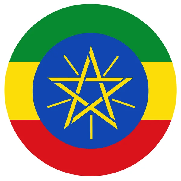 Vlag van Ethiopië — Stockfoto