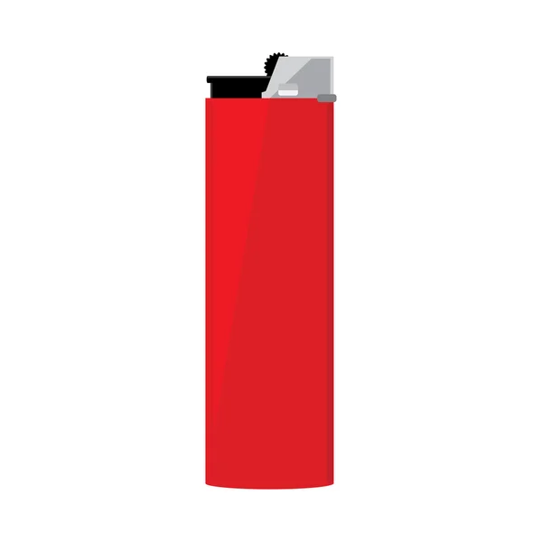 Červený kapesní zapalovač — Stock fotografie