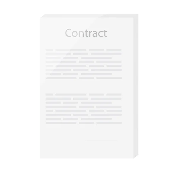 Acuerdo, icono del contrato —  Fotos de Stock