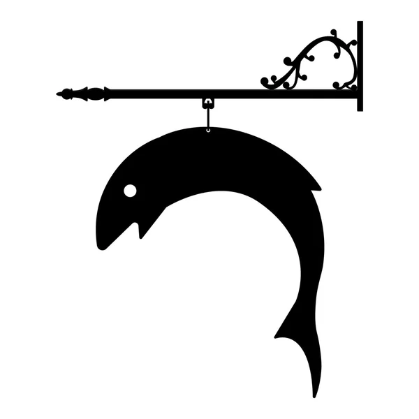 Balık resaurant işareti — Stok fotoğraf