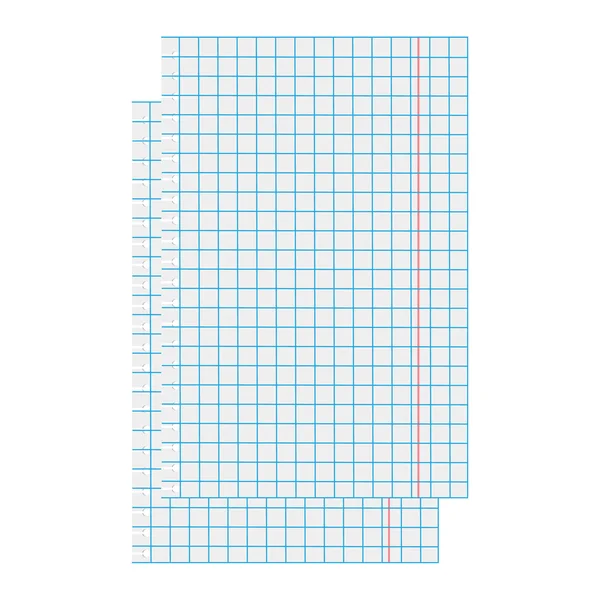 方格的纸矢量 — 图库矢量图片